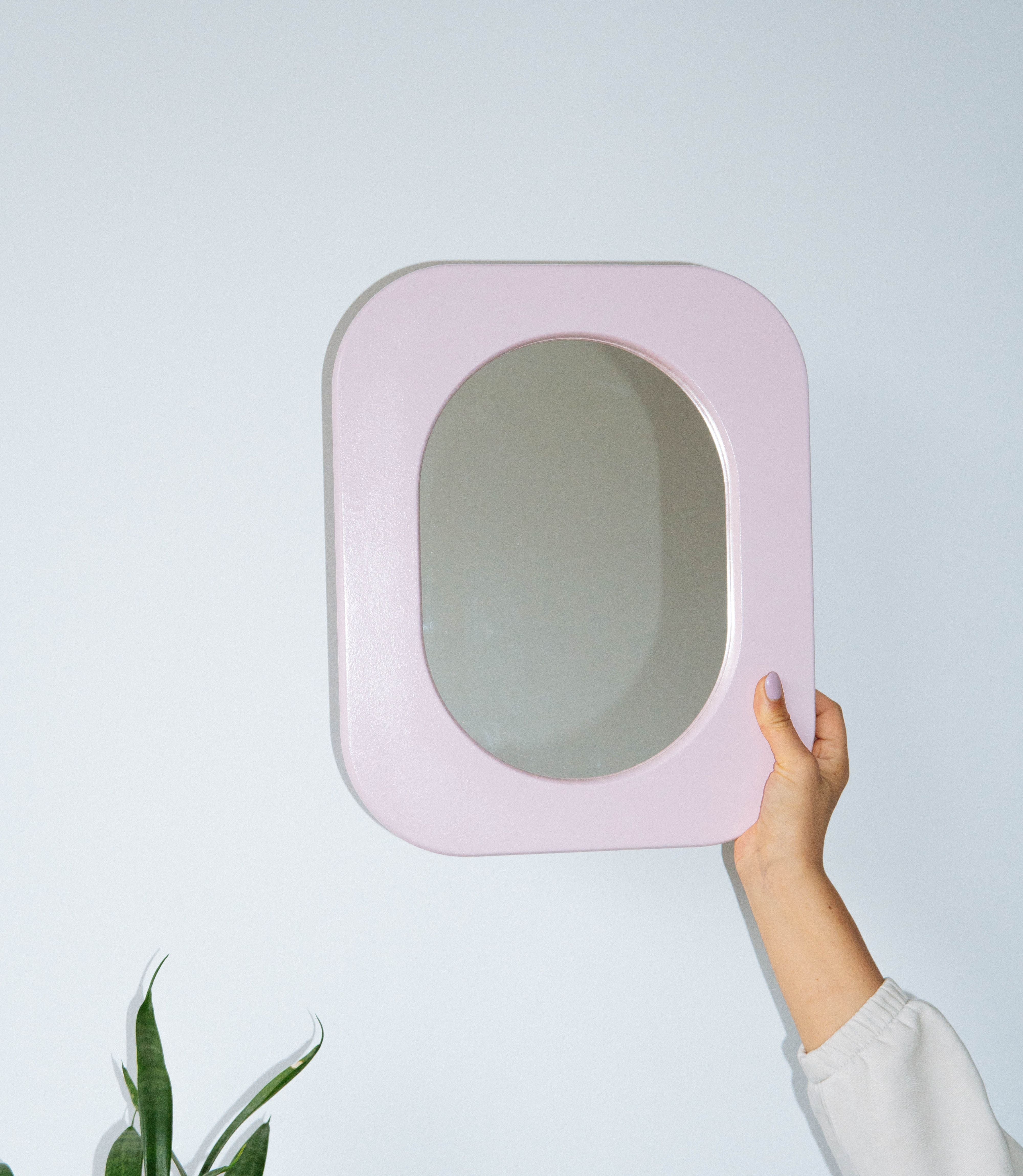 Cadre 70' Petit format + Miroir (Rose)